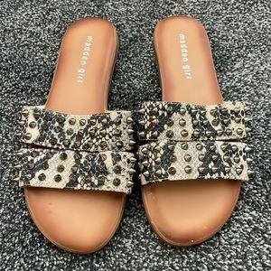 Madden girl snakeskin sandals